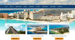 Desktop Screenshot of cancunairplanetours.com
